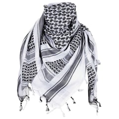 MFH - Shemagh - Schutztuch/Pälestinensertuch - Black/White