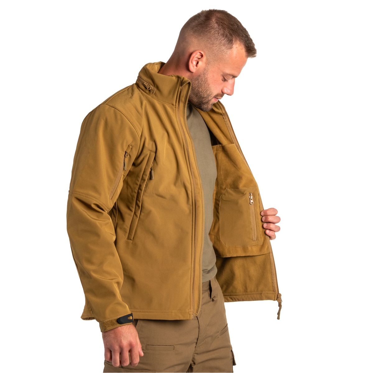 Highlander - Forces Tactical Softshell Jacke - Tan