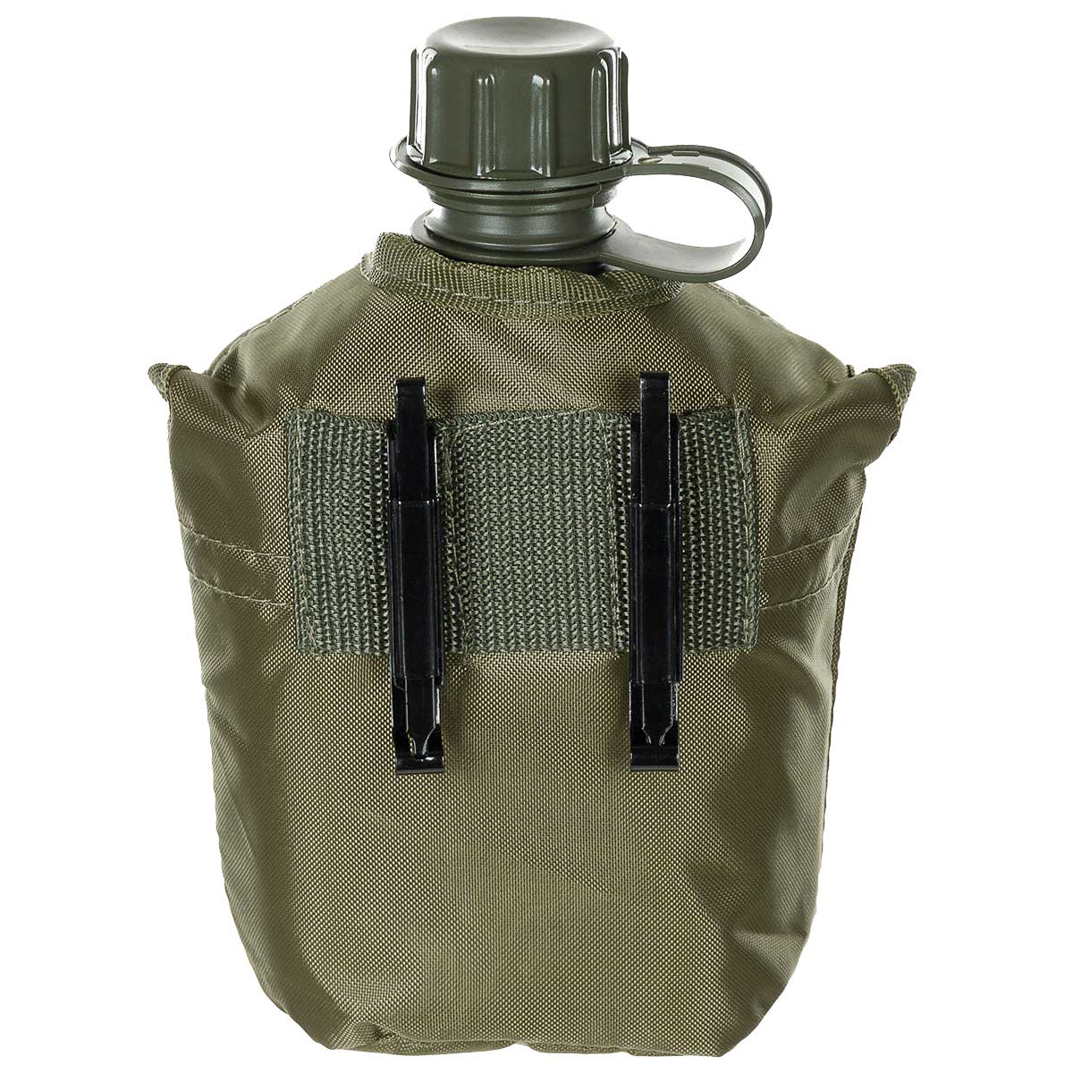 MFH - Feldflasche mit Hülle - 1 l - Olive