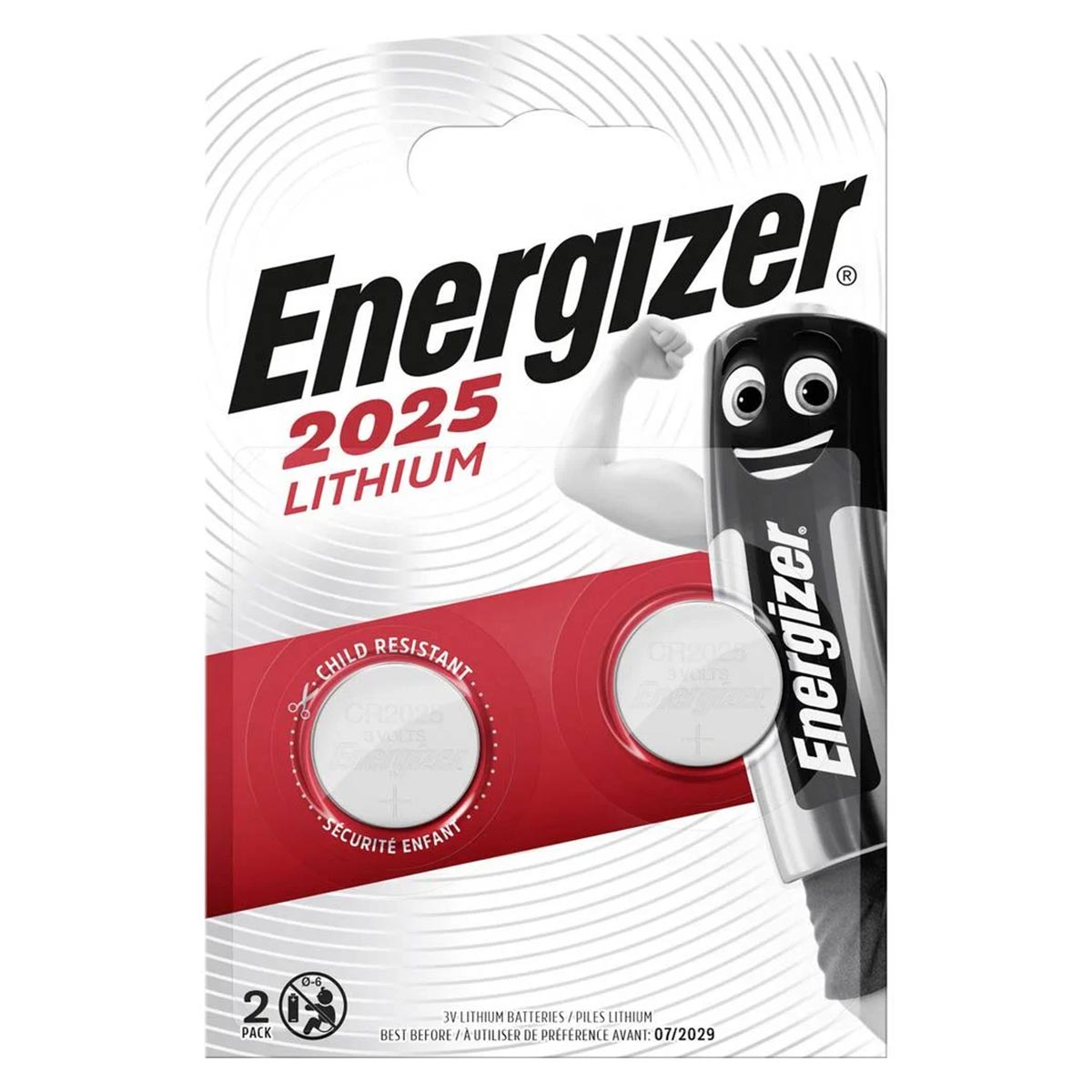 Energizer - Batterie CR2025 3V - 2 Stk.