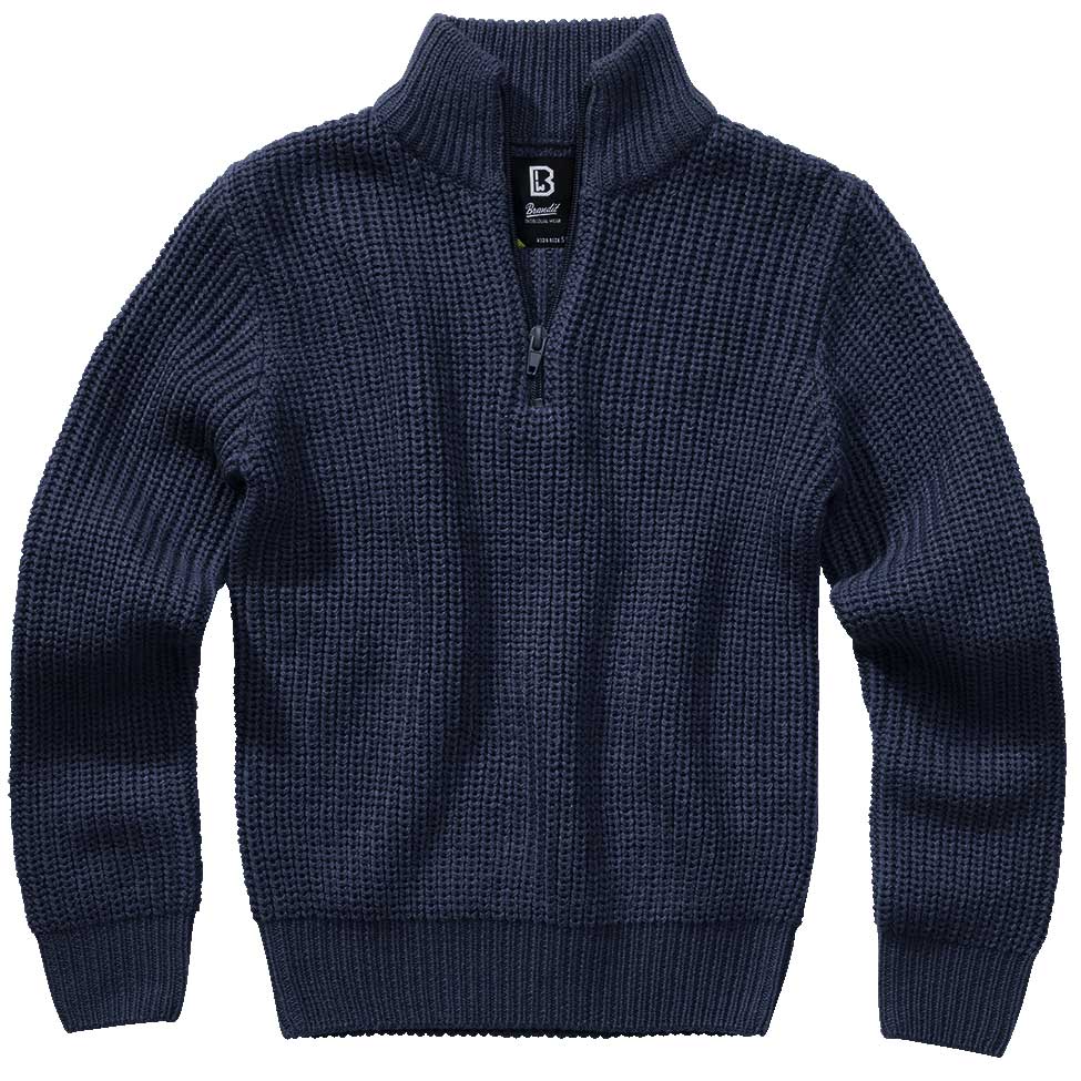 Brandit - Marine Troyer Pullover - Pulli für Kinder - Navy