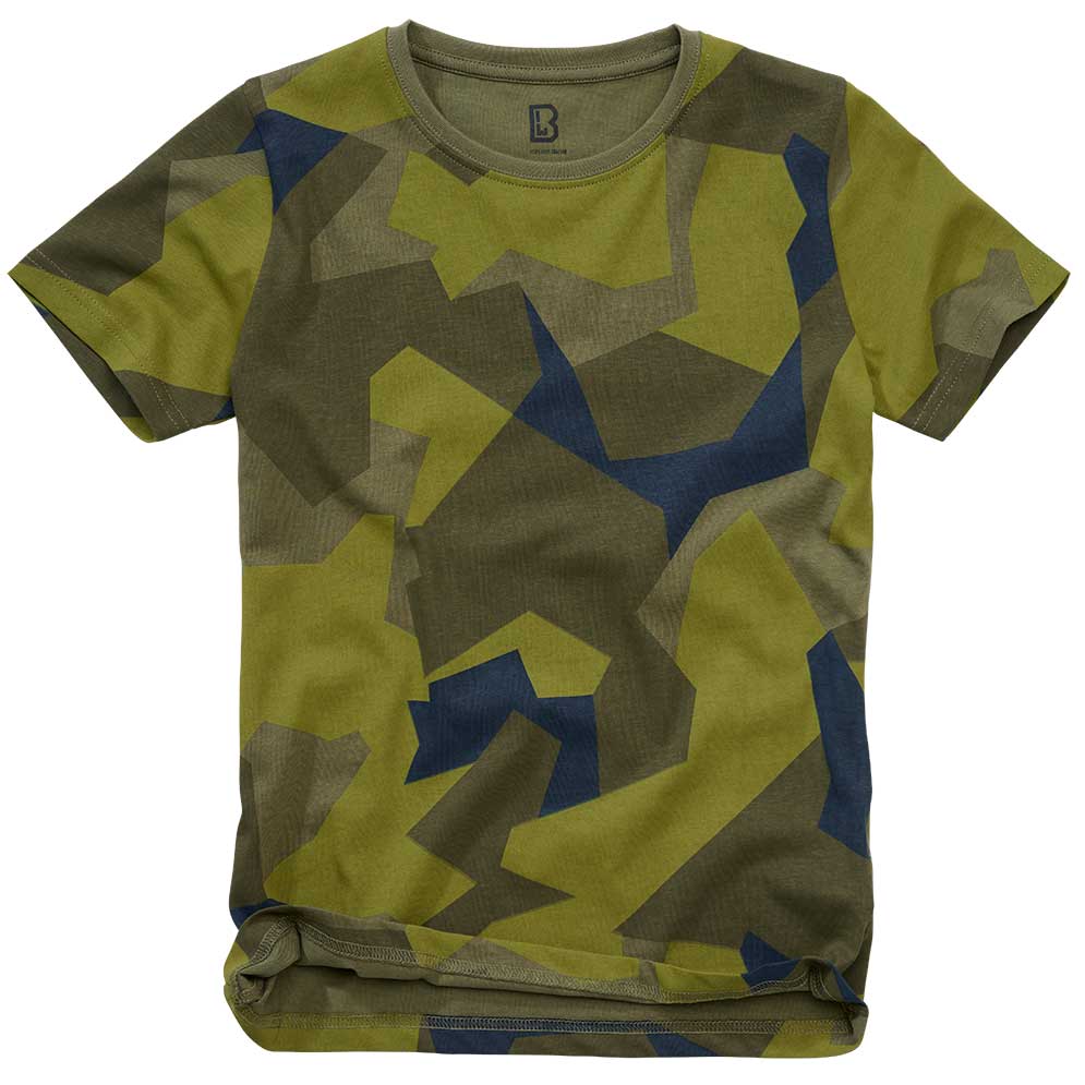 Brandit - T-Shirt für Kinder - Swedish Camo