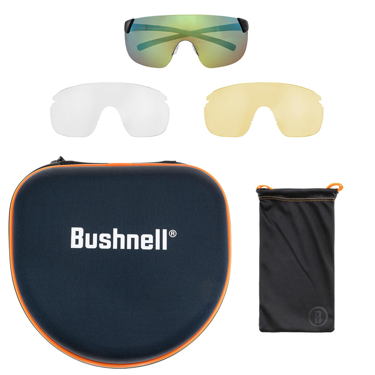 Bushnell - Harrier Mini - Sonnenbrille - Harrier Mini - Yellow/Photochromic/Brown-Green Mirror