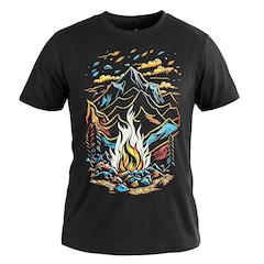 Voyovnik - Lagerfeuer Color - T-Shirt - Schwarz