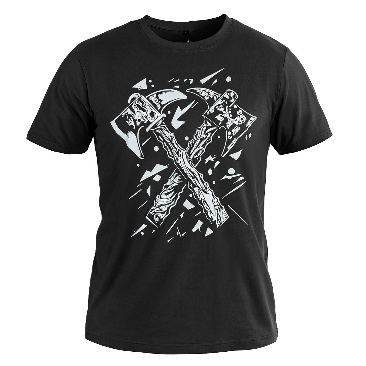 Voyovnik - Äxte Black/White - T-Shirt - Schwarz