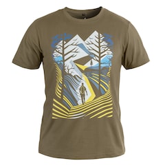 Voyovnik - Bergpfad Color - T-Shirt - Khaki