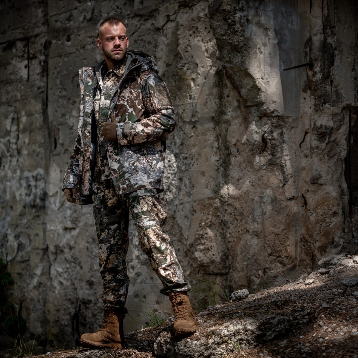 Mil-Tec - ECWCS Wet Weather Gen.II - Jacke mit Unterfutter - Phantomleaf WASP I Z1B