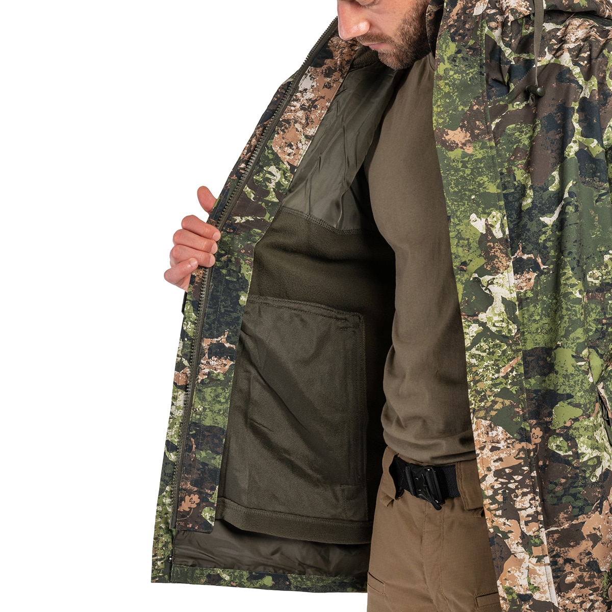 Mil-Tec - ECWCS Wet Weather Gen.II - Jacke mit Unterfutter - Phantomleaf WASP I Z3A