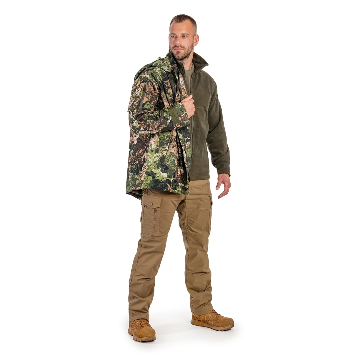 Mil-Tec - ECWCS Wet Weather Gen.II - Jacke mit Unterfutter - Phantomleaf WASP I Z3A