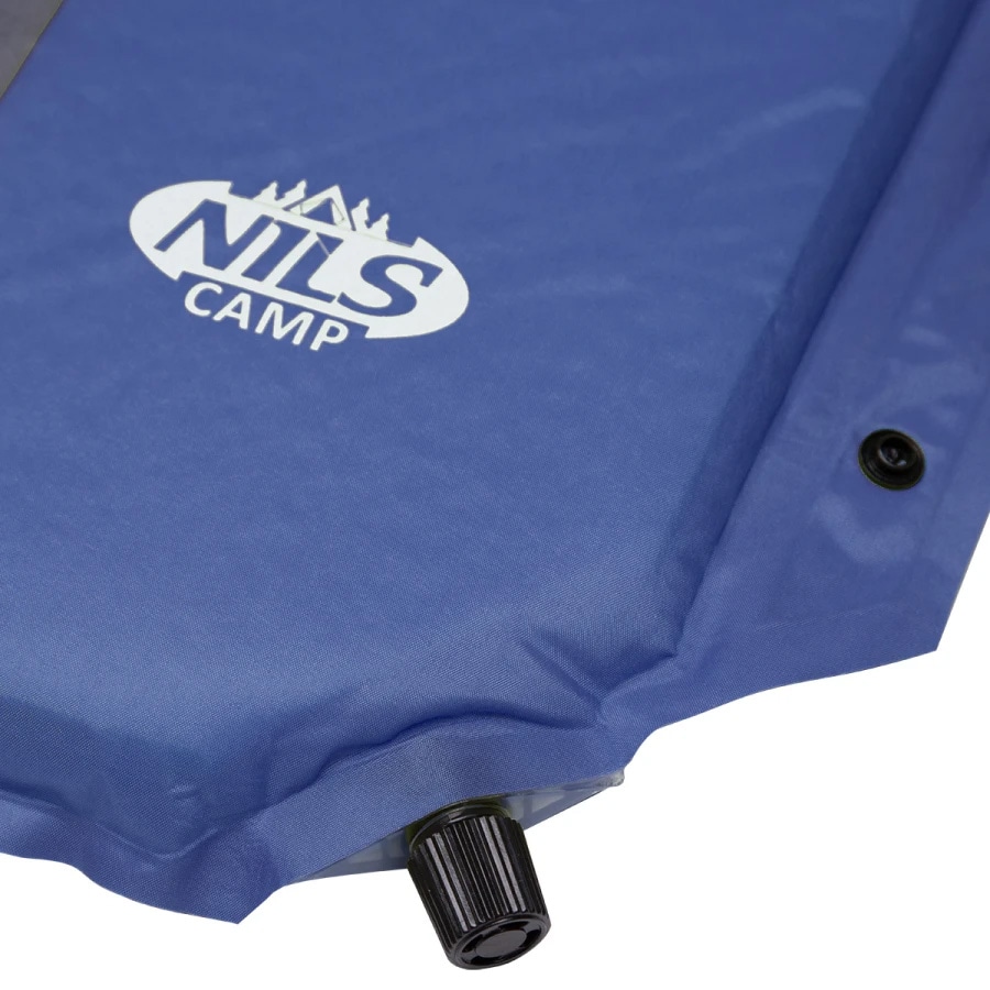 Nils Camp - Selbstaufblasbare Matte - Blau/Grau