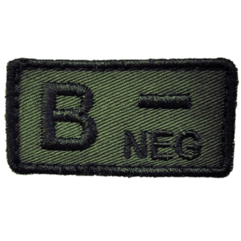 Haasta - Emblem - Blutgruppe B Rh- - Olive