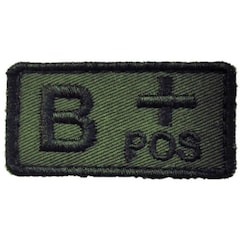 Haasta - Emblem - Blutgruppe B Rh+ - Olive