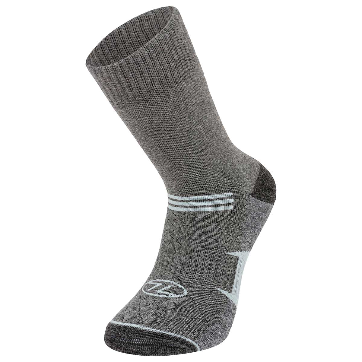 Highlander - Outdoor Trek Combed - Socken - Grey