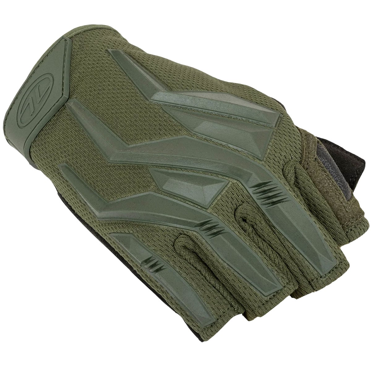 Highlander - Forces Raptor Gloves Half Finger - Taktische Handschuhe - Olive