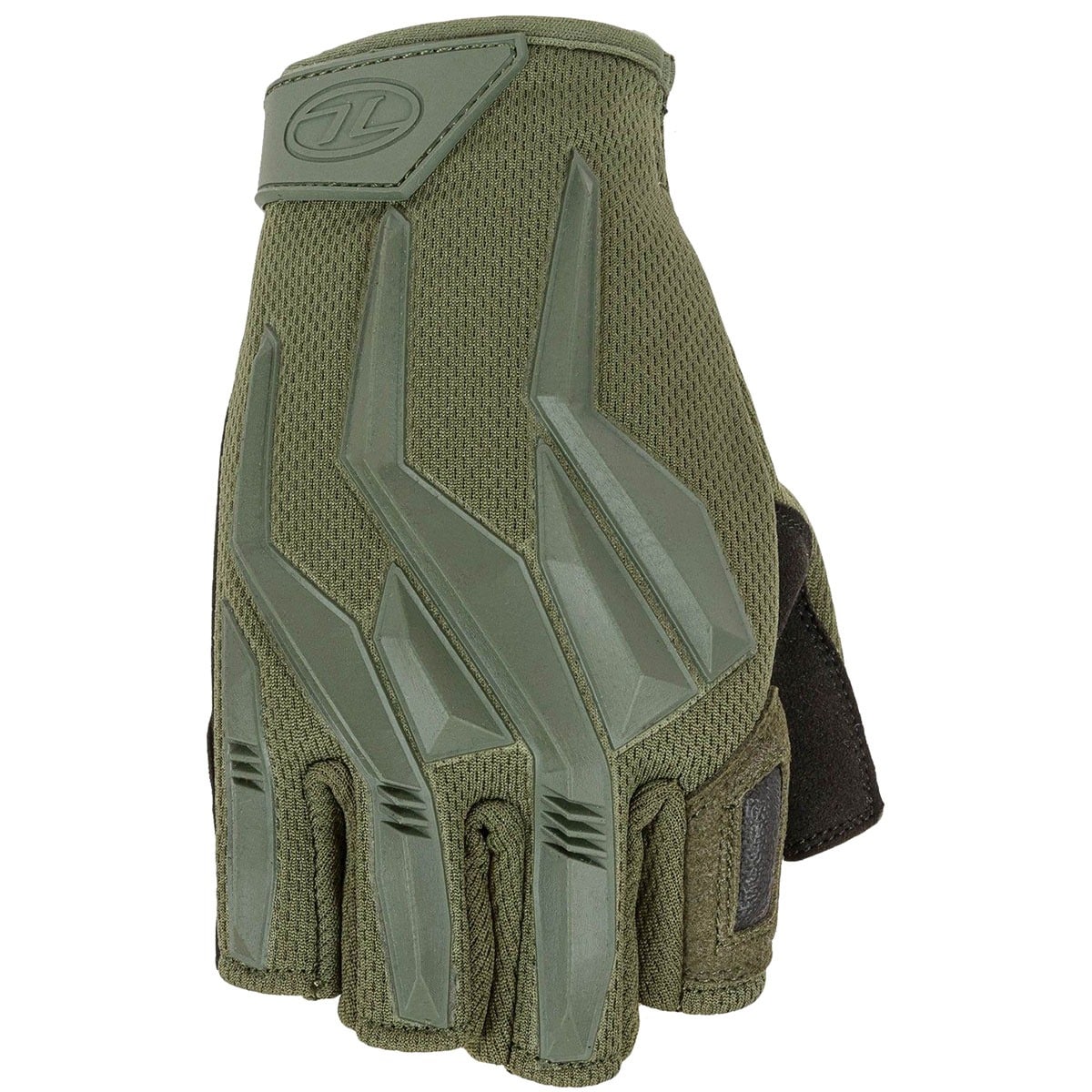 Highlander - Forces Raptor Gloves Half Finger - Taktische Handschuhe - Olive