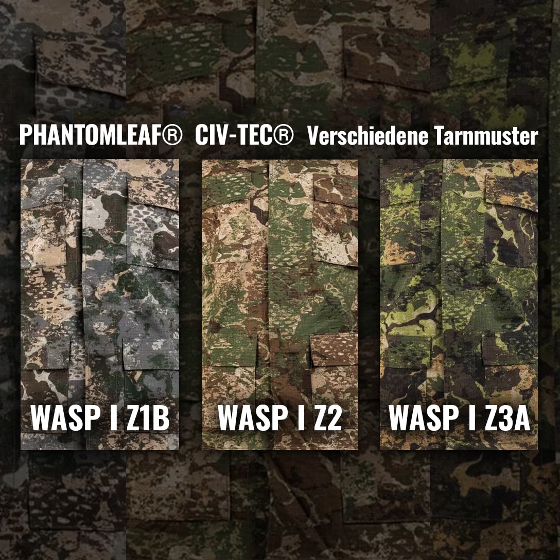 Mil-Tec - BDU Rip-Stop - Feldbluse - Phantomleaf WASP I Z1B