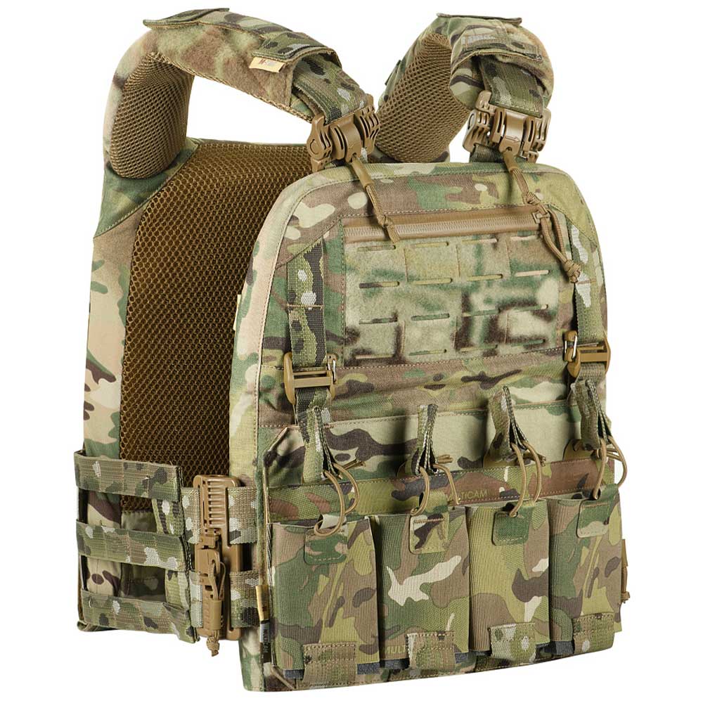 M-Tac - Cuirass Fast QRS - Taktische Plate-Carrier-Weste - MultiCam - für Platten L/XL