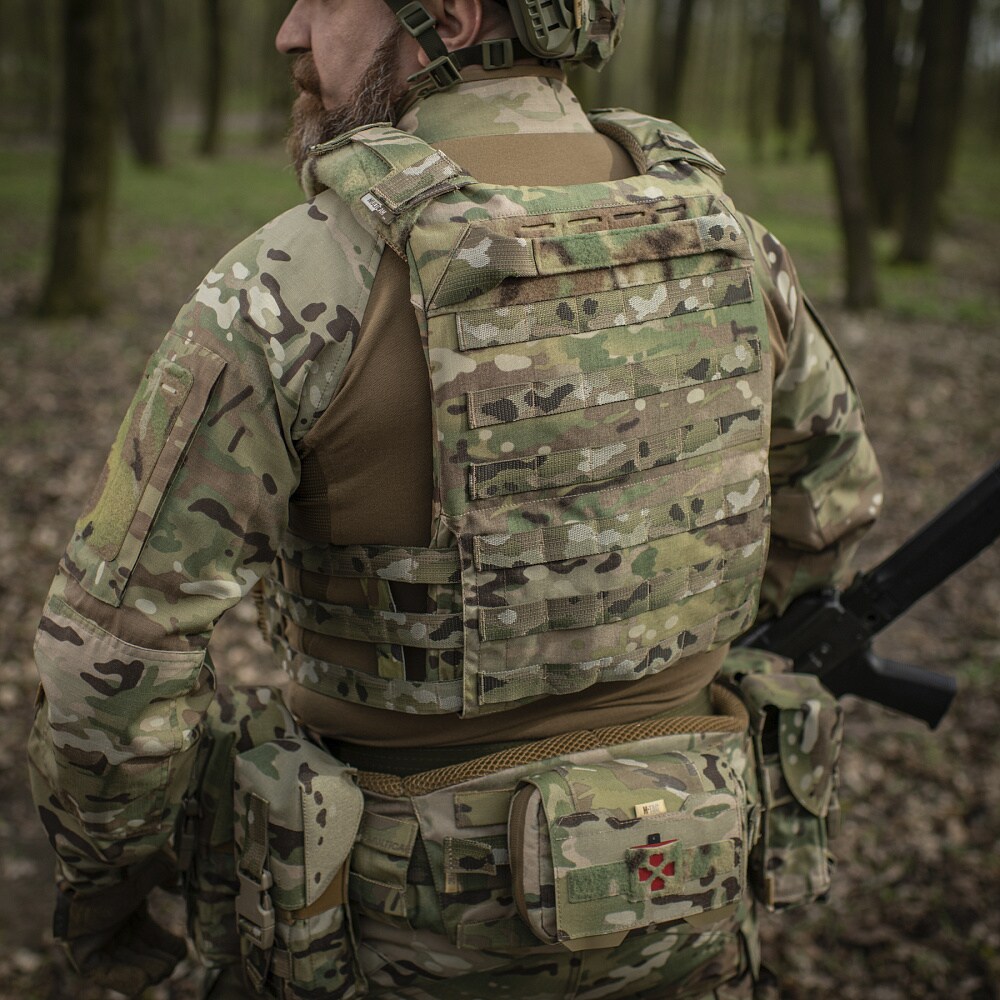 M-Tac - Cuirass Fast QRS - Taktische Plate-Carrier-Weste - MultiCam - für Platten L/XL