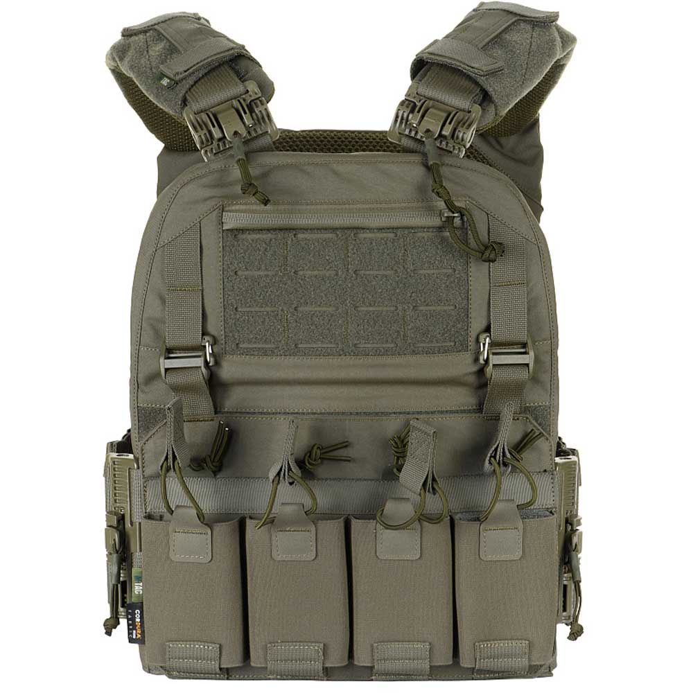 M-Tac - Cuirass Fast QRS - Taktische Plate-Carrier-Weste - Ranger Green - für Platten L/XL