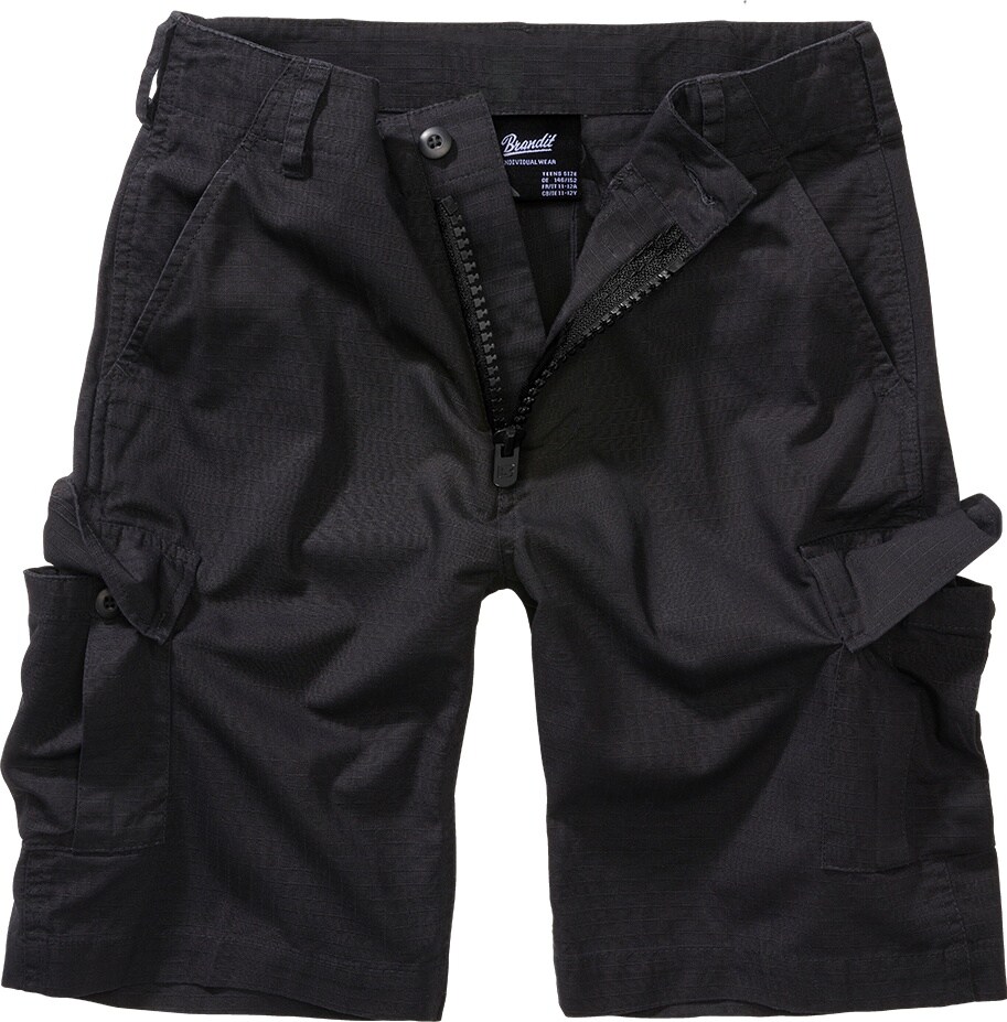 Brandit - BDU Rip-Stop - Kindershorts - Black