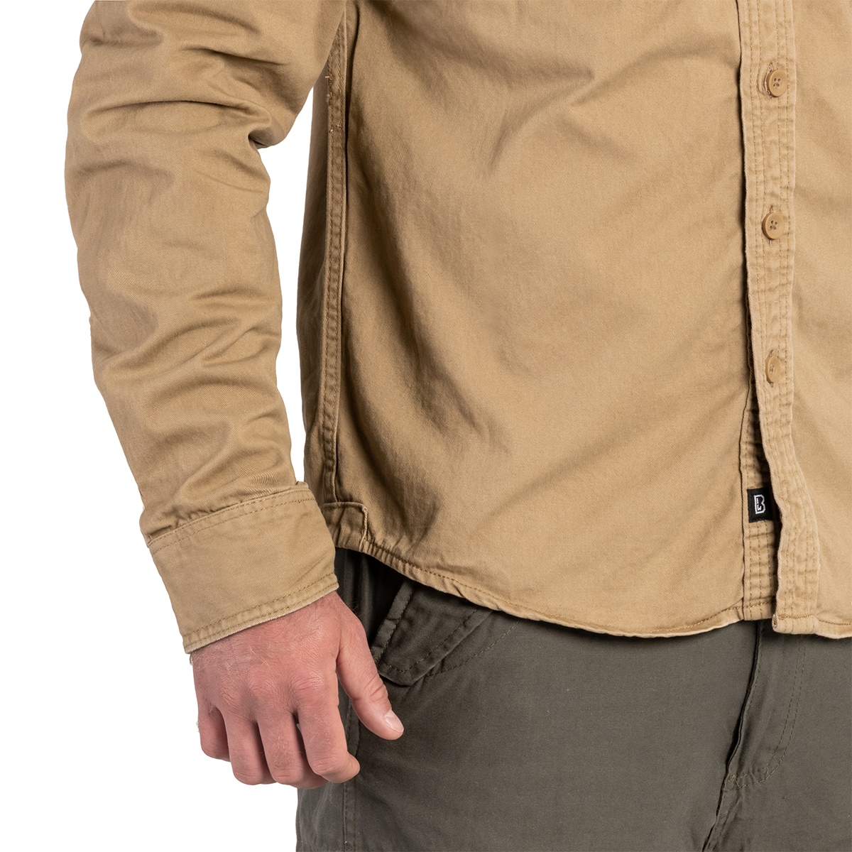 Brandit - Vintage Langarmhemd - Camel