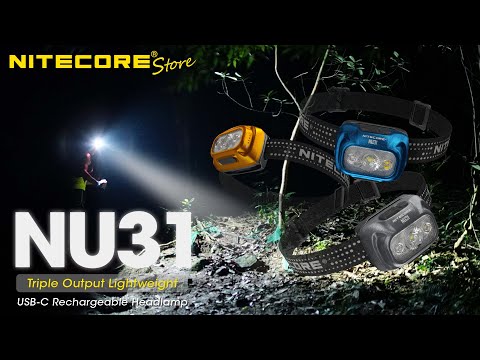 Nitecore - NU31 Gray - Stirnlampe - 550 Lumen