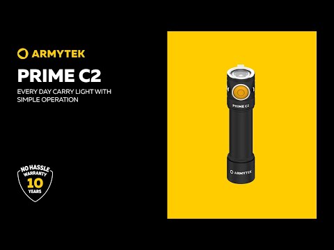 Armytek - Prime C2 Magnet USB White -Taschenlampe - schwarz - 1000 Lumen