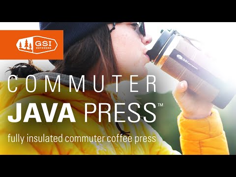 GSI Outdoors - Commuter Java Press -  French Press-Thermoskanne - Black