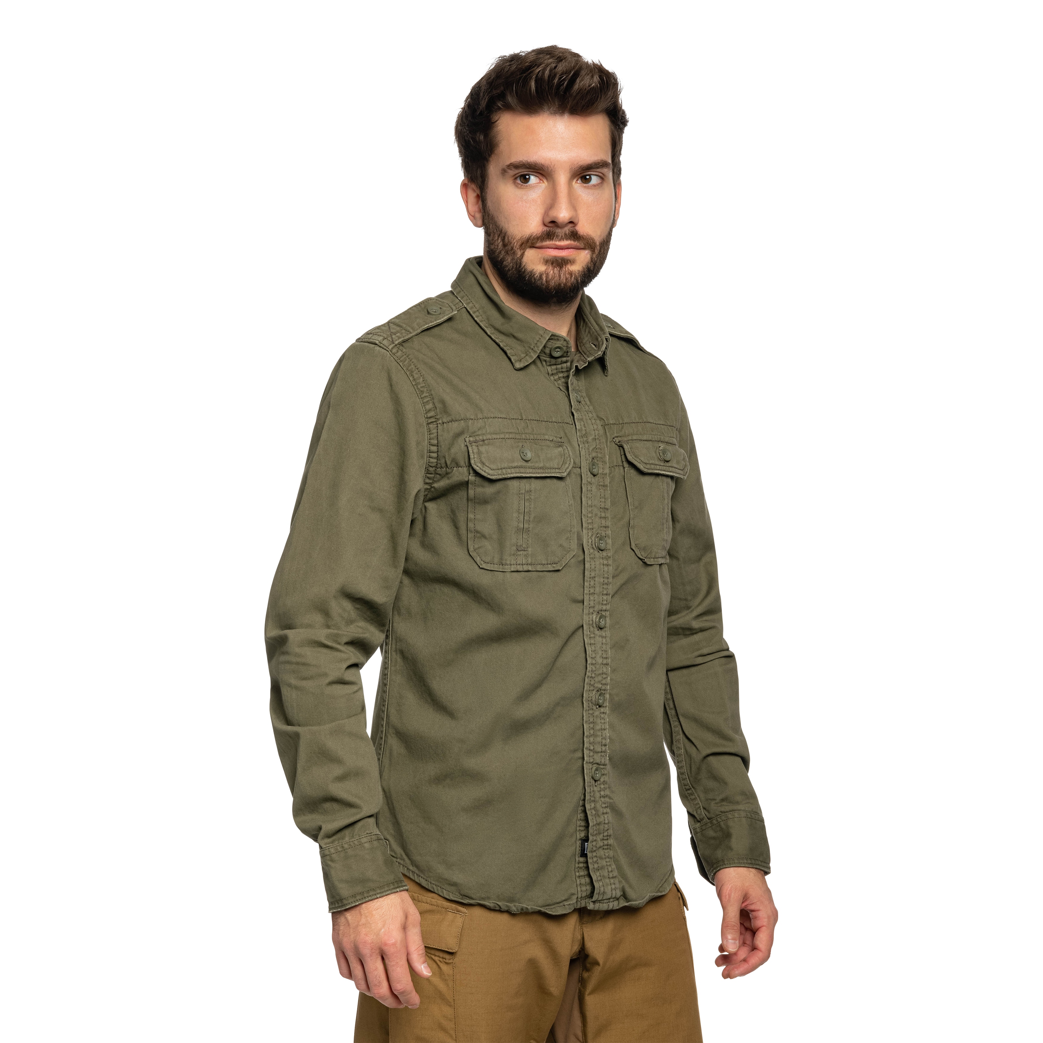 Brandit - Vintage Hemd - Olive