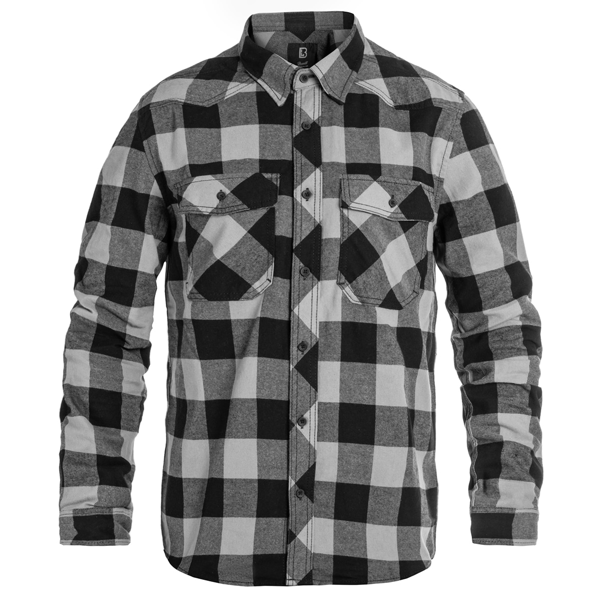 Brandit - Check Shirt - Hemd - Black/Charcoal