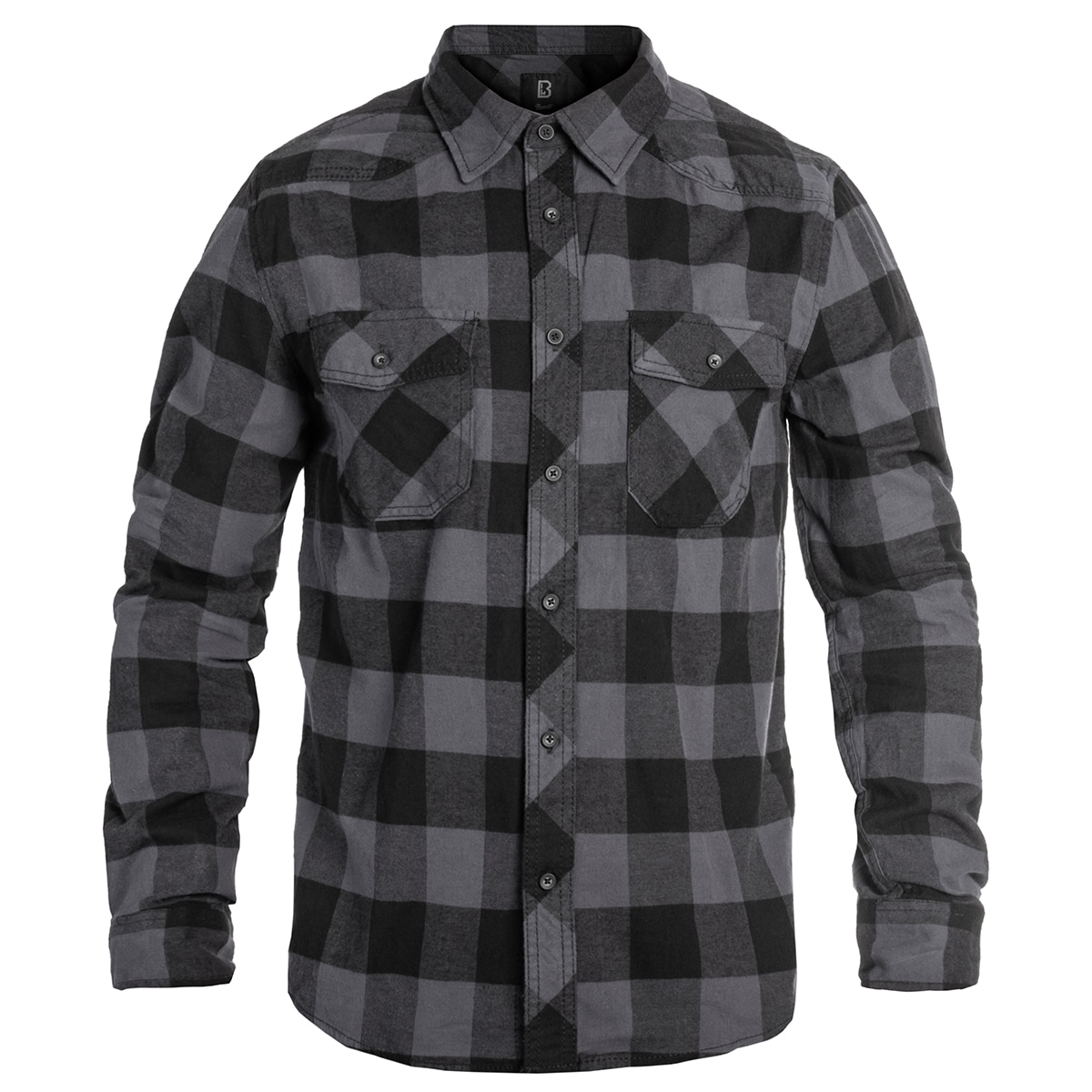 Brandit - Check Shirt - Hemd - Black/Grey