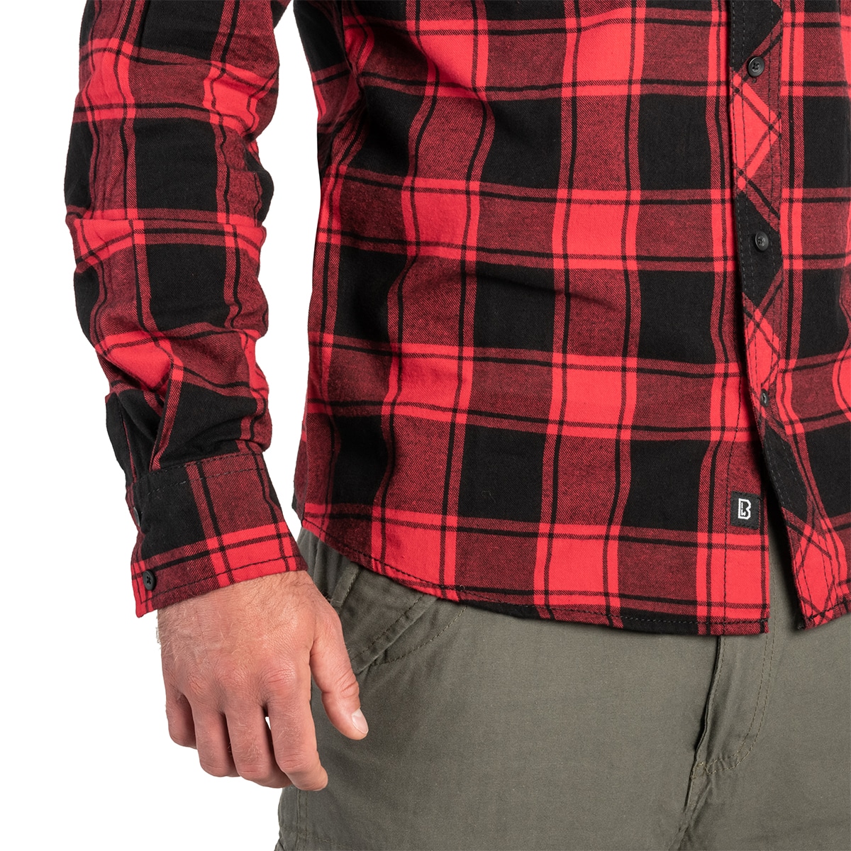 Brandit - Check Shirt - Hemd - Red/Black