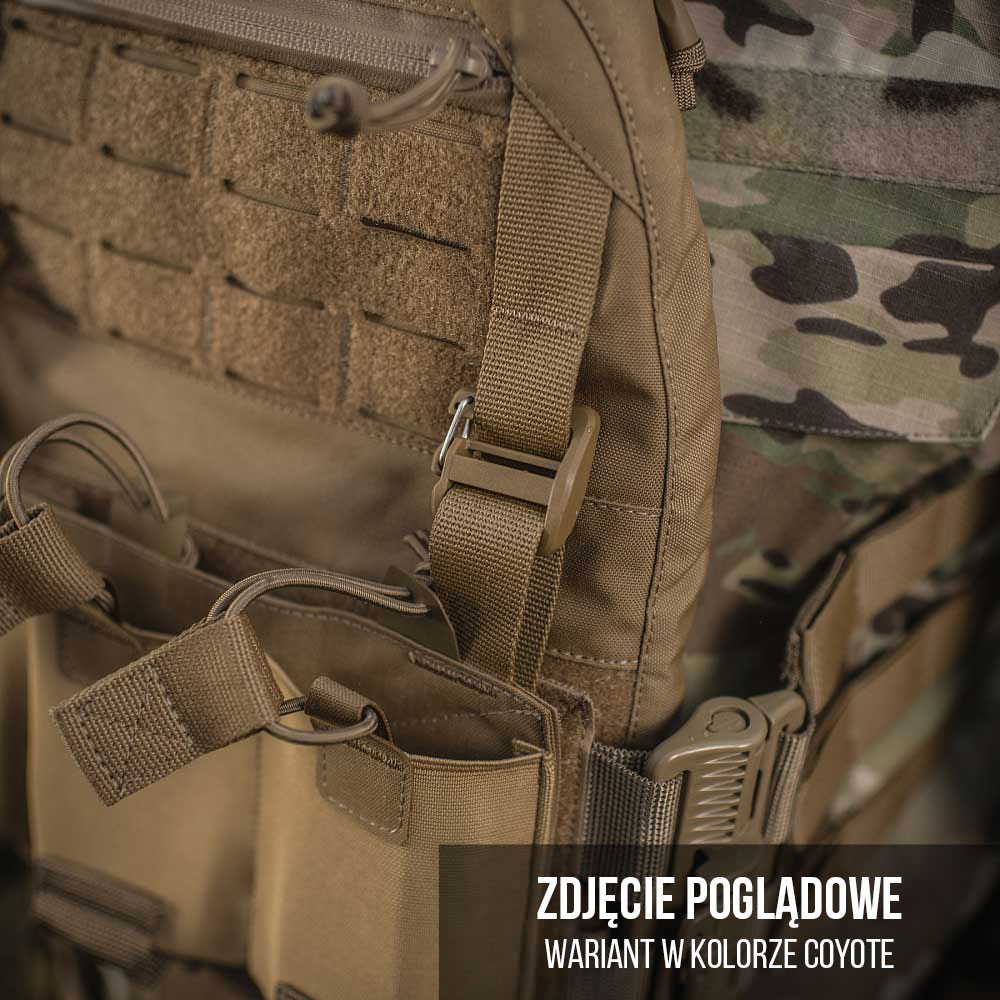 M-Tac - Cuirass Fast QRS - Plate Carrier Taktische Weste für Medium Platten - MultiCam