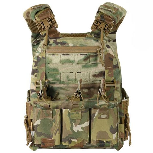 M-Tac - Cuirass Fast QRS - Plate Carrier Taktische Weste für Medium Platten - MultiCam