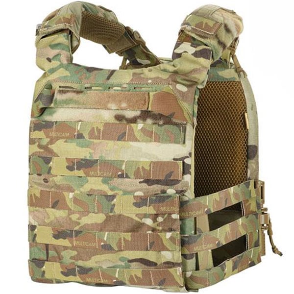 M-Tac - Cuirass Fast QRS - Plate Carrier Taktische Weste für Medium Platten - MultiCam