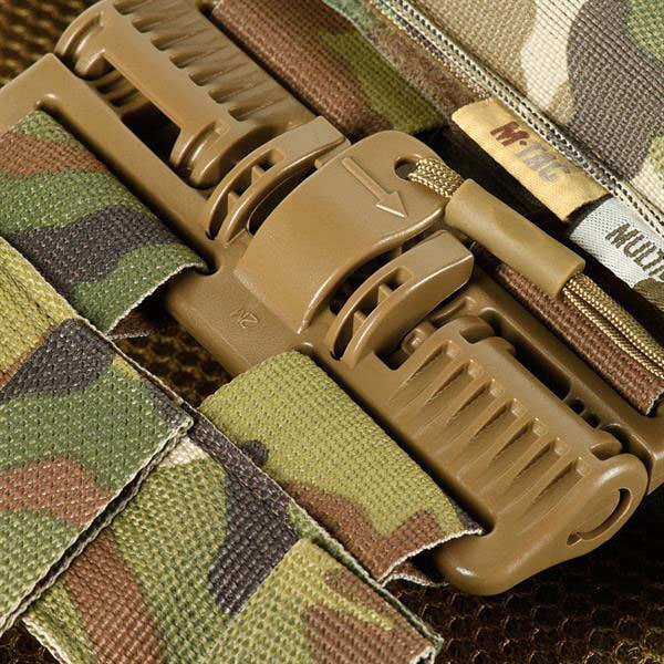 M-Tac - Cuirass Fast QRS - Plate Carrier Taktische Weste für Medium Platten - MultiCam