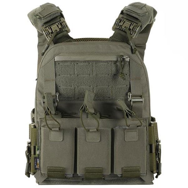 M-Tac - Cuirass Fast QRS - Plate Carrier Taktische Weste für Medium Platten - Ranger Green