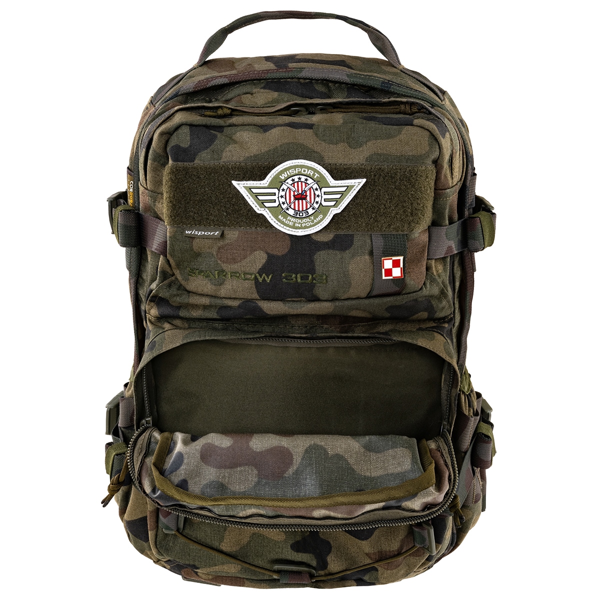 Wisport - Sparrow 303 30 l - Rucksack - wz.93 Pantera PL Woodland