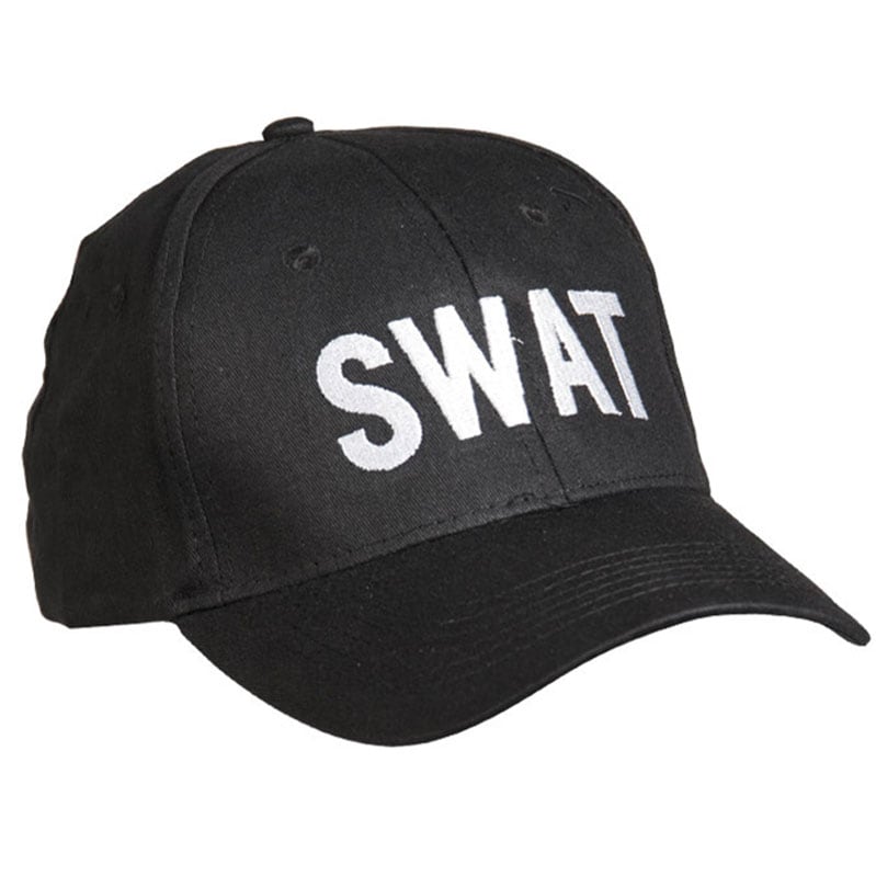 Mil-Tec - Sandwich Baseball Cap SWAT - Basecap - Black