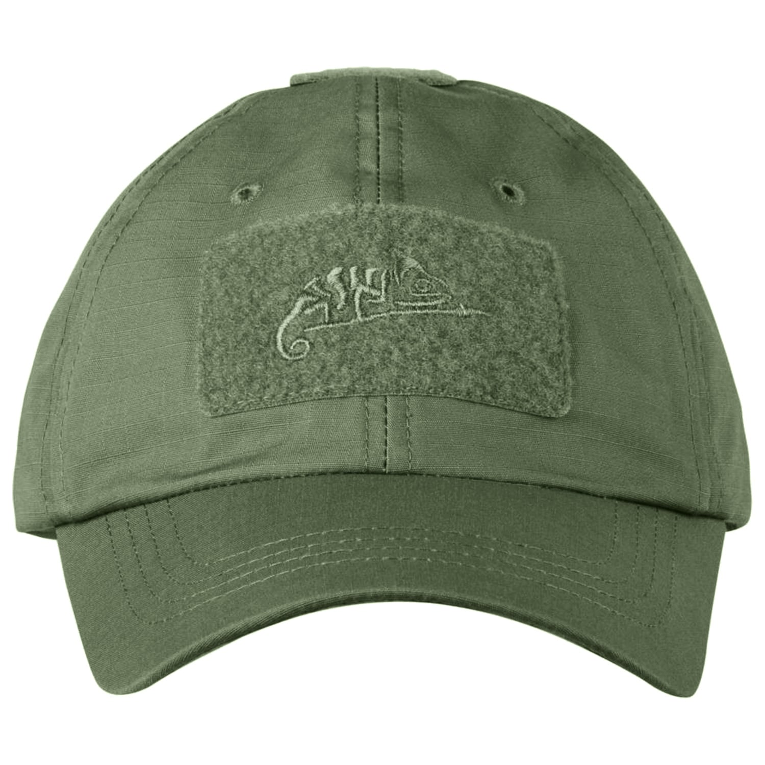 Helikon - PolyCotton Ripstop - Basecap mit Klettflächen - Olive Green