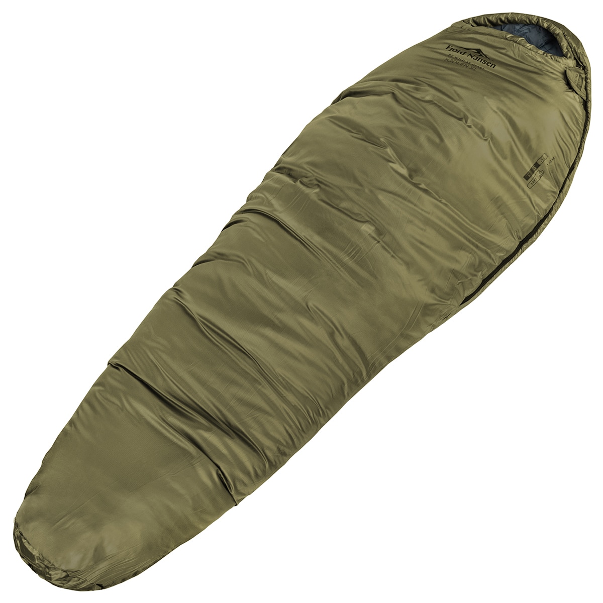 Fjord Nansen - Kjolen XL 1400 g - Schlafsack - Olive Drab - Linker