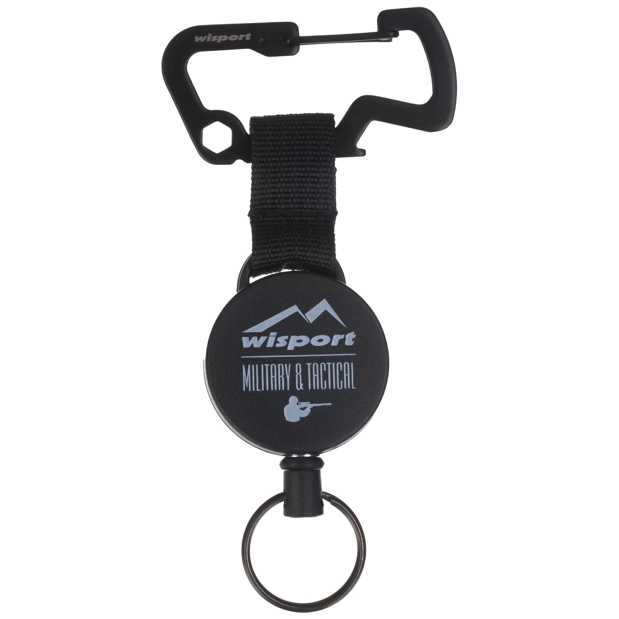 Wisport - Retractor mit Karabinerhaken - Large