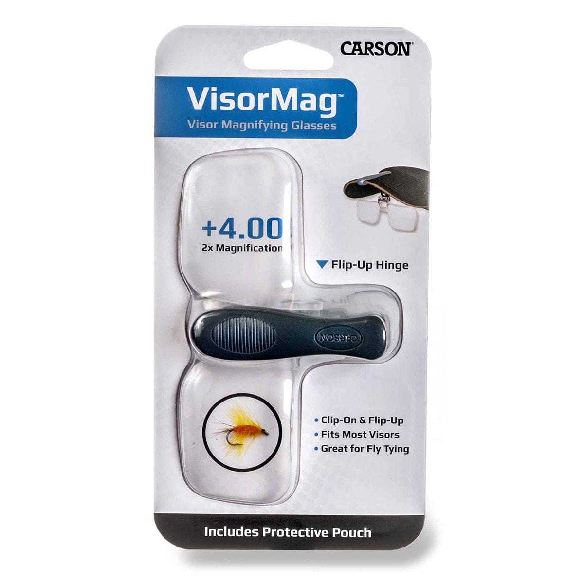 Carson - VisorMag - Lupe-Clip-Kappe 2x 