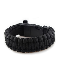 Paracord - Badger Outdoor - Armband mi Feuerstein - schwarz Paracord - Badger Outdoor - Armband mi Feuerstein - schwarz