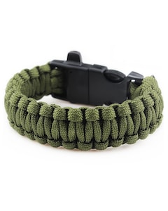 Badger Outdoor - Paracord Armband mi Feuerstein - Oliv Badger Outdoor - Paracord Armband mi Feuerstein - Oliv