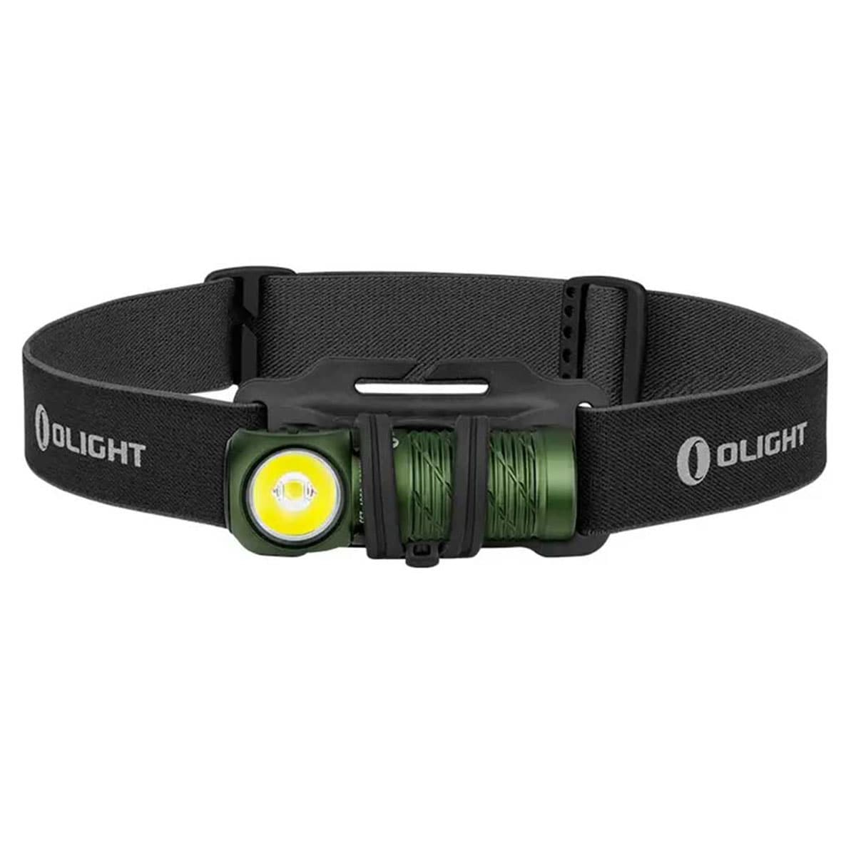 Olight - Perun 2 Mini Neutral White - Stirn- und Winkeltaschenlampe mit Stirnband - OD Green - 1100 Lumen