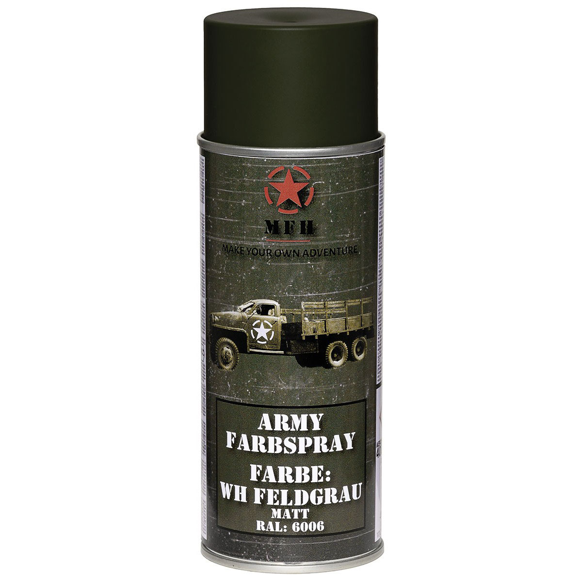 MFH - Militärfarbe Sprühdose 400 ml - WH Field Grey (RAL6006)