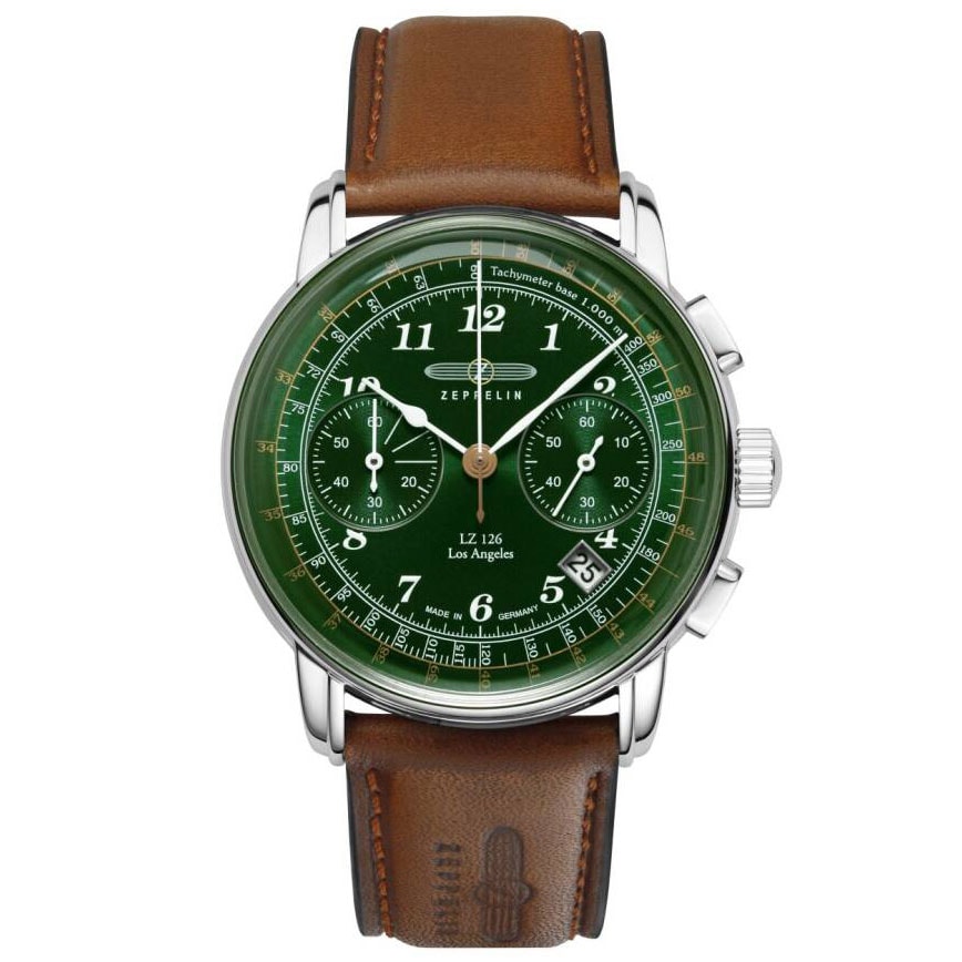 Zeppelin - LZ126 Los Angeles 7614-4 Quartz Armbanduhr - Green