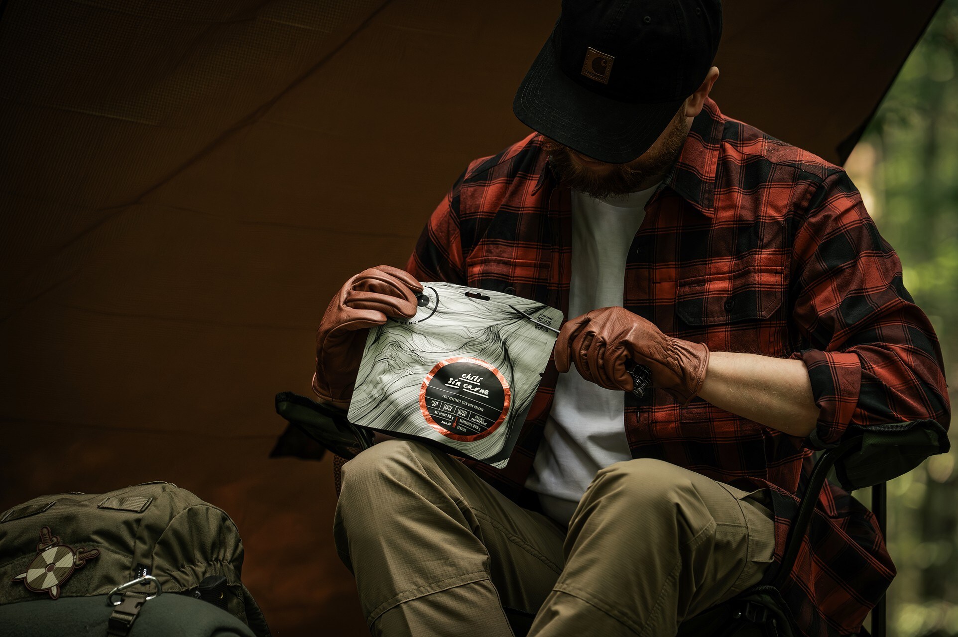 LYOFOOD - Gefriergetrocknete Lebensmittel - Bio Chili sin carne mit Polenta 370 g