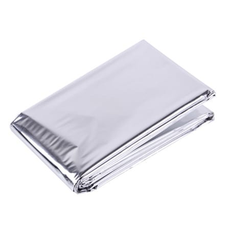 MFH - Emergancy Blanket Aluminium - Rettungsdecke/NRC-Folie 132 x 213 cm 